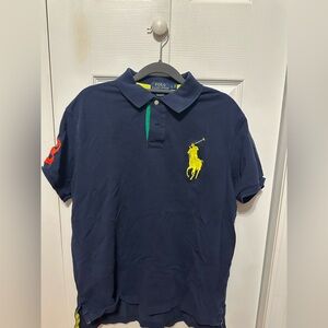 Polo Ralph Lauren polo shirt size L size L Navy Blue